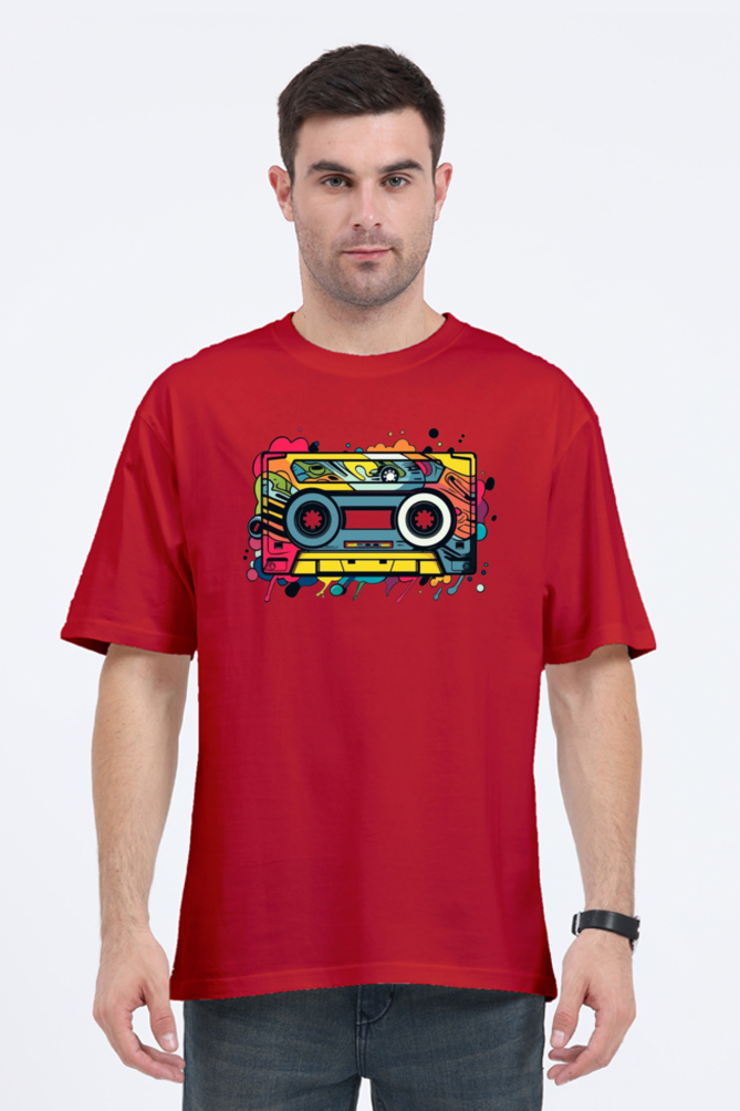 Men's Oversize Half Sleeve T-Shirt_Only Cassette