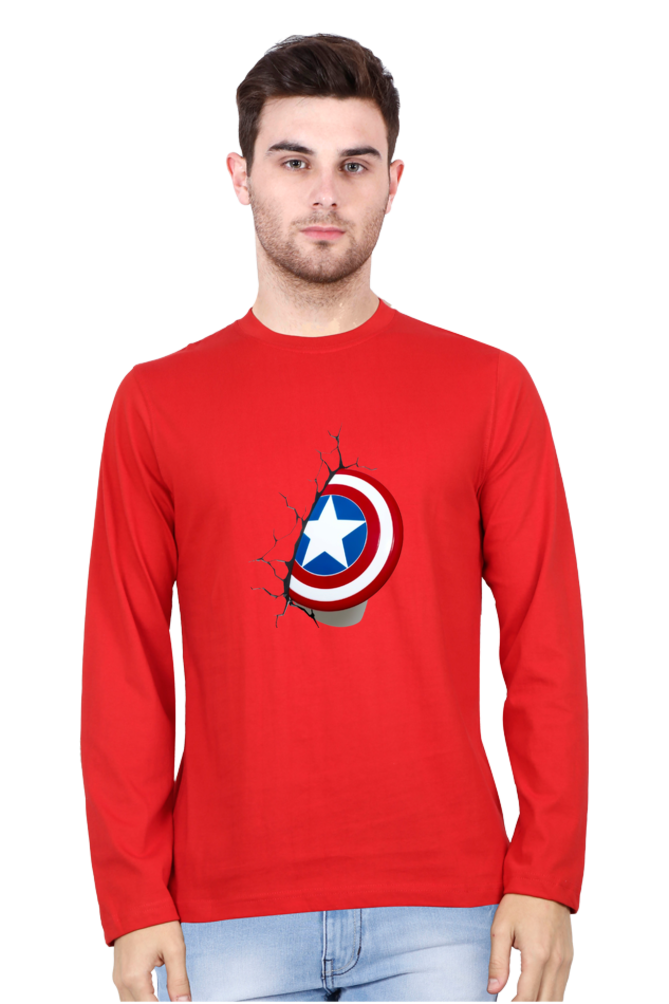 Men's Round Neck Full Sleeve_CA Shield