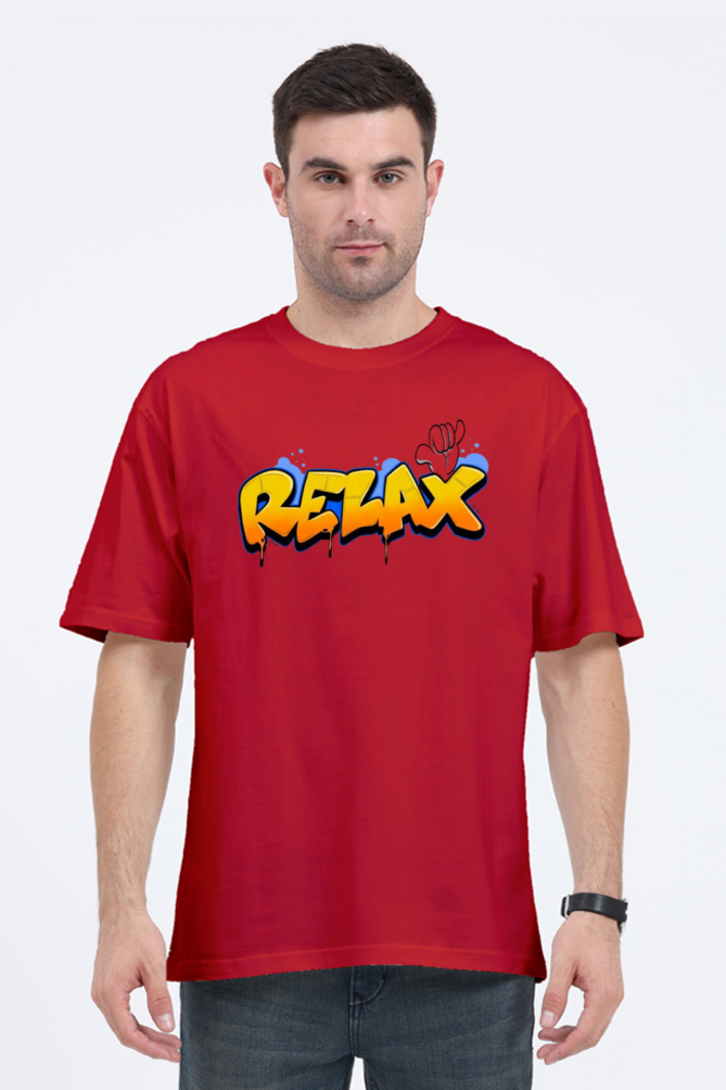 Men's Oversize Half Sleeve T-Shirt_Relax