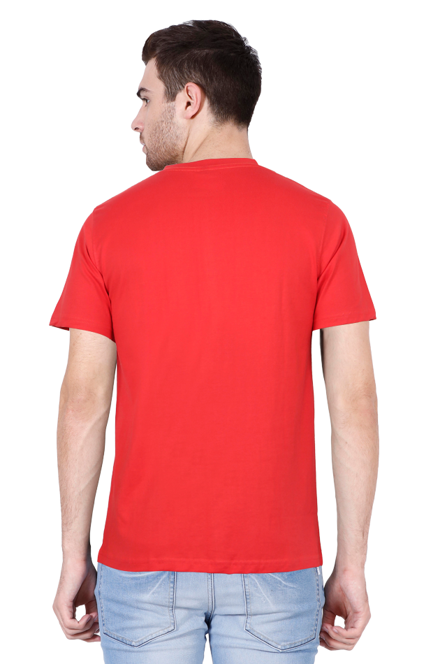 Men's V Neck Half Sleeve T-Shirt_WTF