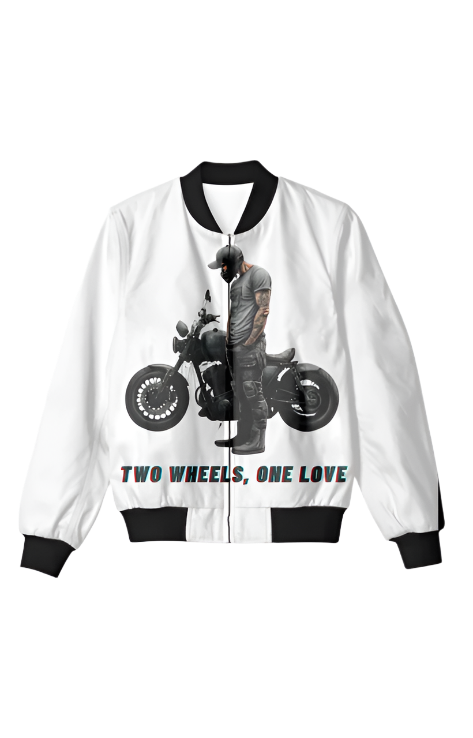 Men's Bomber Jacket_Bike Love