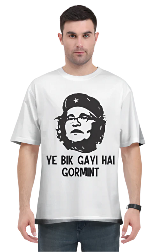 Men's Oversize Half Sleeve T-Shirt_Gormint Meme