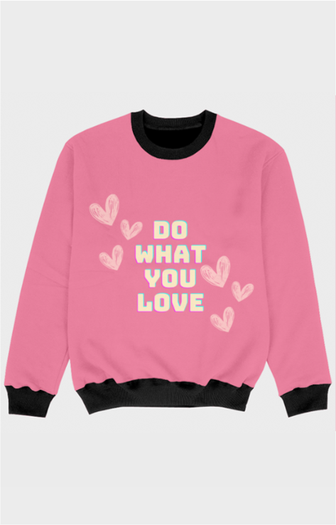 Girl AOP Sweatshirt_Love