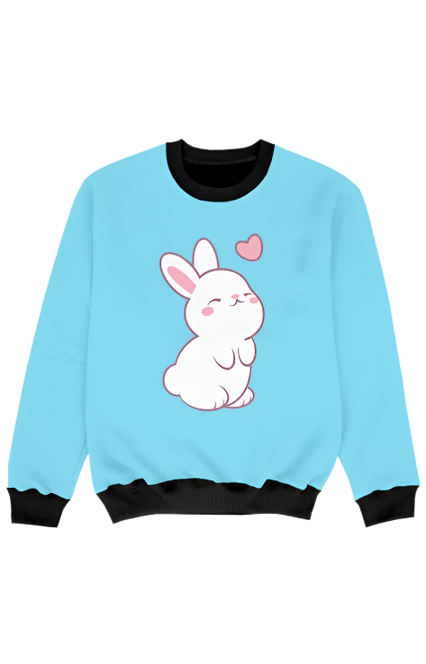 Girl AOP Sweatshirt_Bunny love