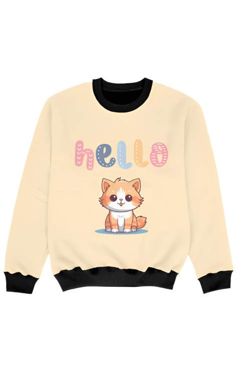 Girl AOP Sweatshirt_Hello Kitty