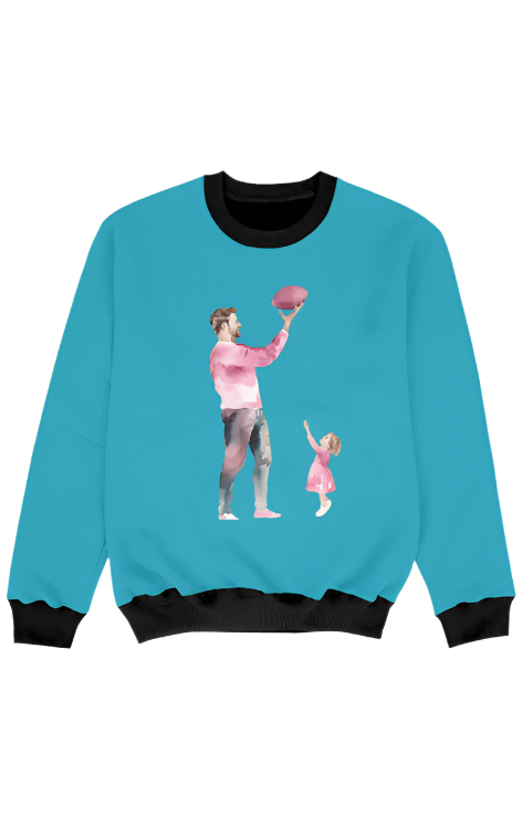 Girl AOP Sweatshirt_Daughter Love