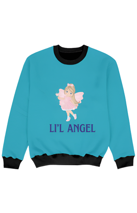 Girl AOP Sweatshirt_Lil Angel