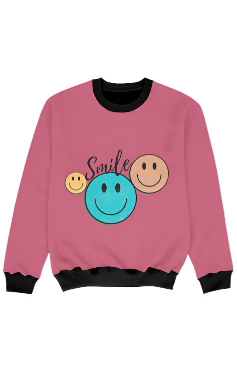 Girl AOP Sweatshirt_Smiley