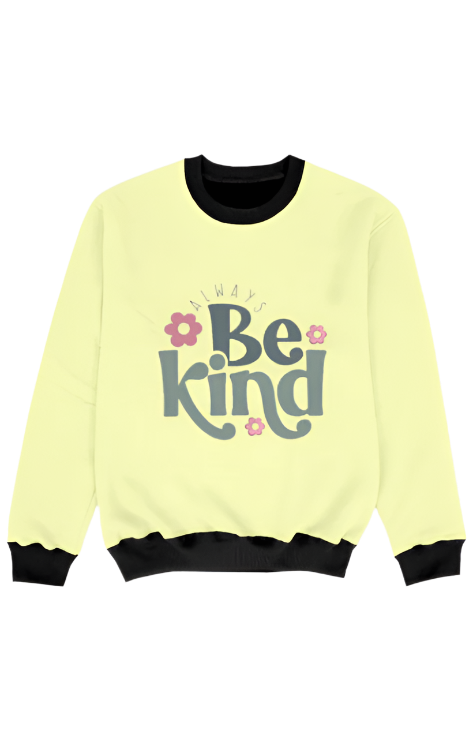 Girl AOP Sweatshirt_Be Kind