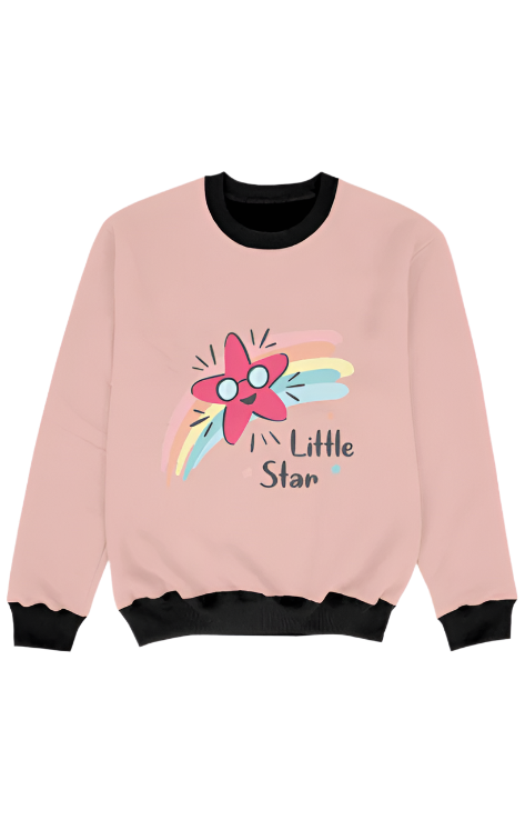 Girl AOP Sweatshirt_Lil Star