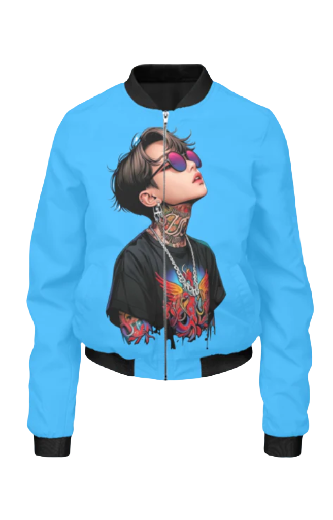 Women Bomber Jacket_Tattooed Girl