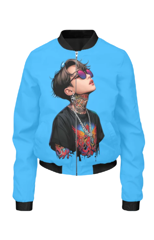 Women Bomber Jacket_Tattooed Girl