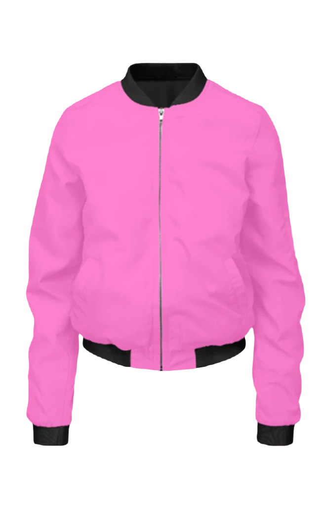 Women Bomber Jacket_Gorgeous Pink