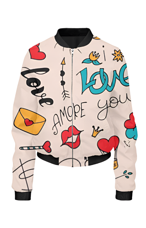 Women Bomber Jacket_All Love