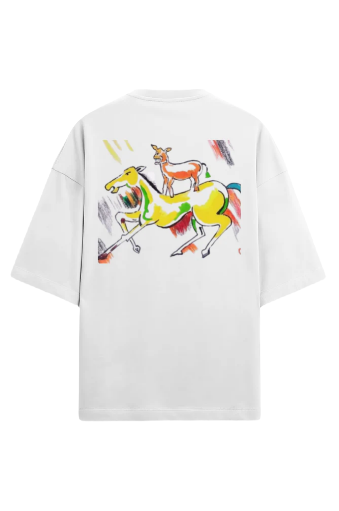 Unisex Oversize Terry T-Shirt_Majnoo Painting