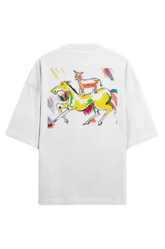 Unisex Oversize Terry T-Shirt_Majnoo Painting