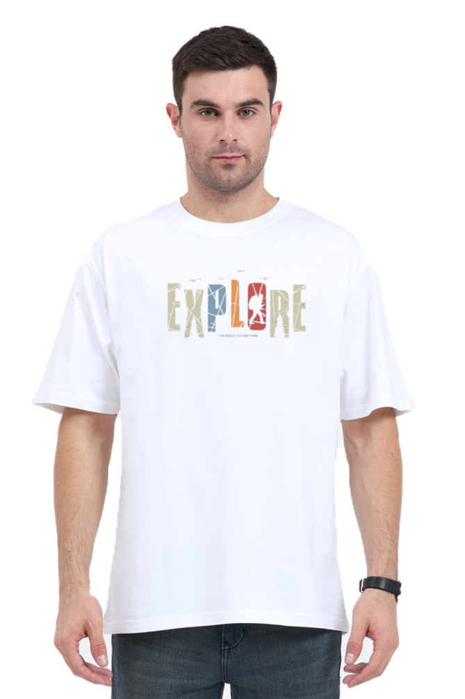 Men's Oversize Half Sleeve T-Shirt_Explore