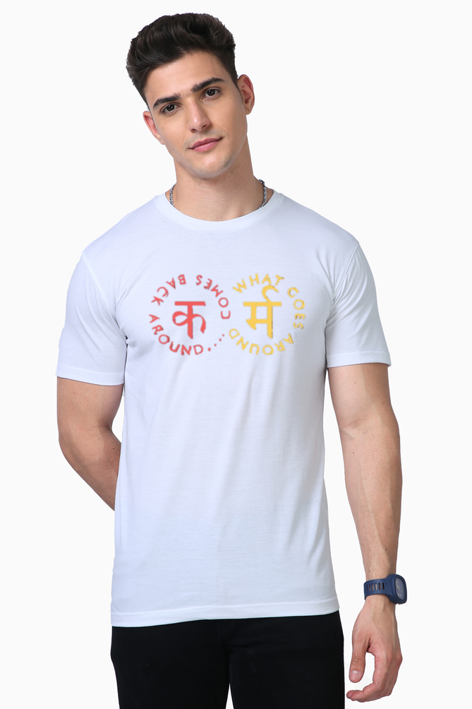 Men's Supima T-Shirts_Karma_Religious & Spiritual Collection