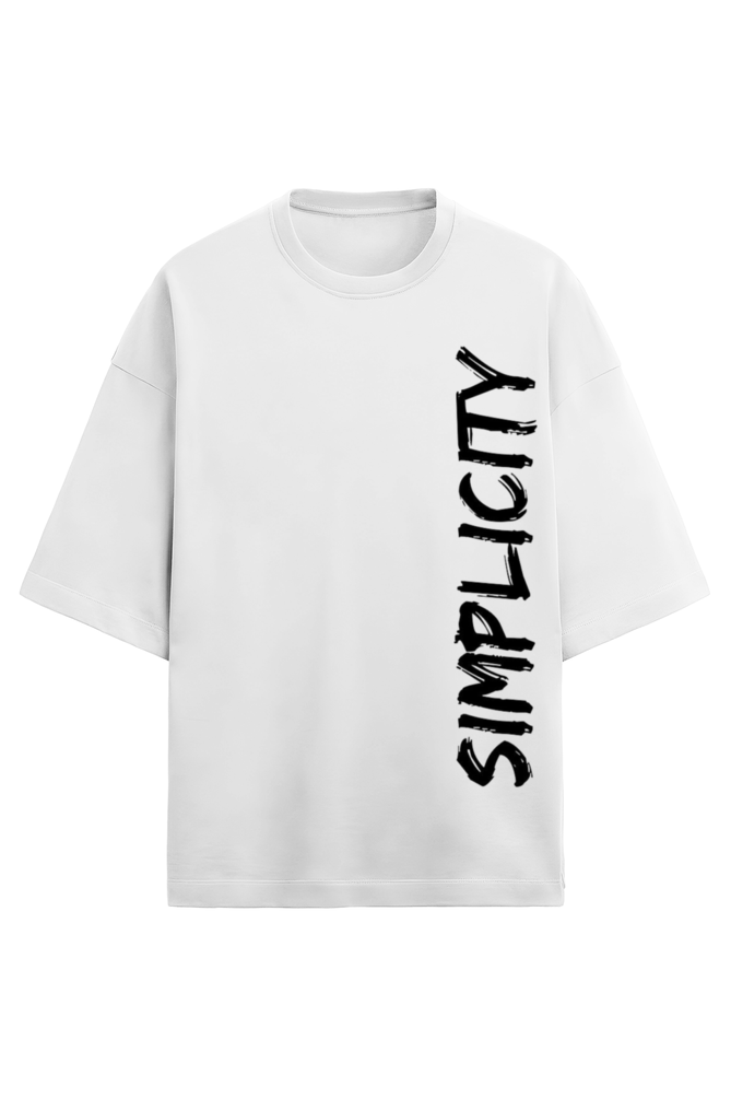 Unisex Oversize Terry T-Shirt_Simplicity