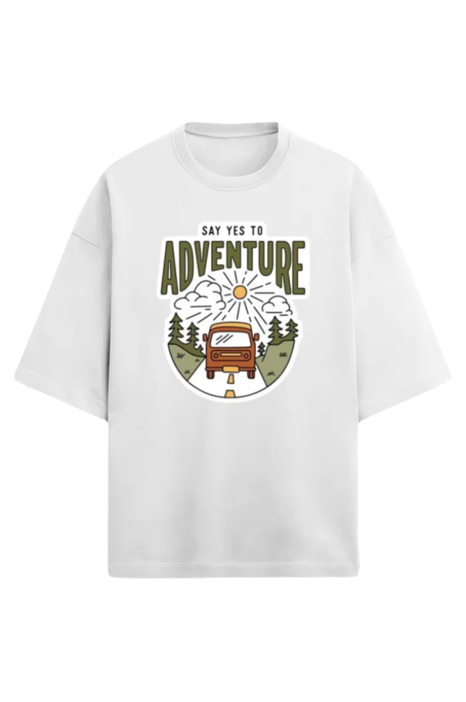 Unisex Oversized Terry T-Shirt_Adventure