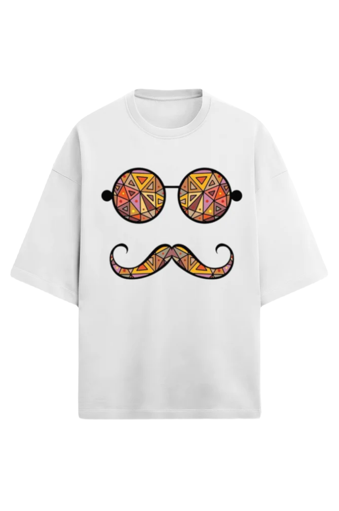 Unisex Oversize Terry T-Shirt_Moustache