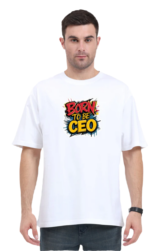 Men's Oversize Half Sleeve T-Shirt_CEO