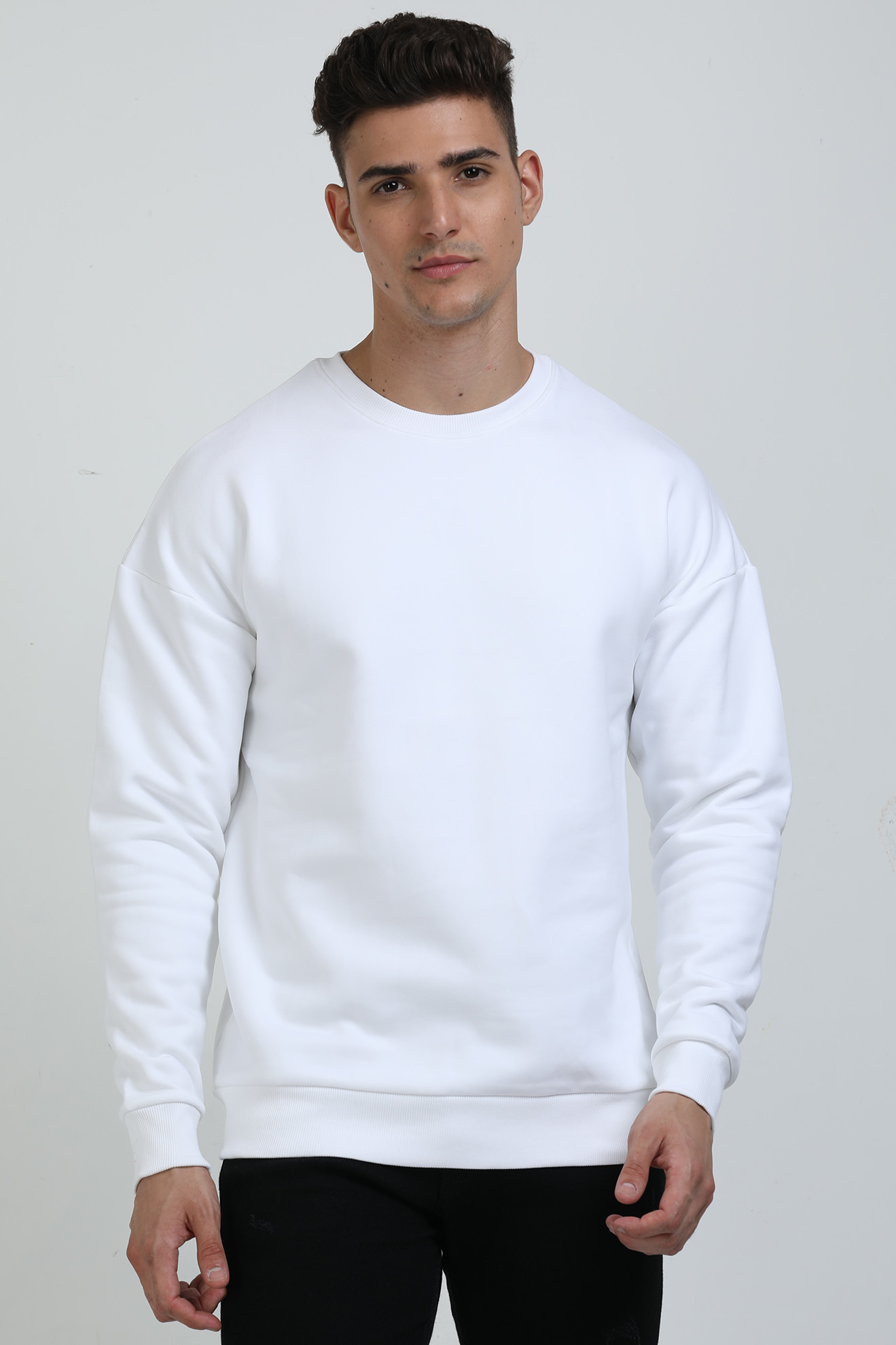 Men's Oversized Sweatshirts_Plains