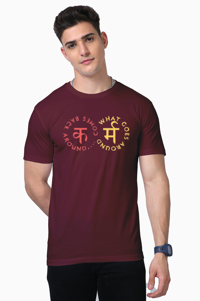 Men's Supima T-Shirts_Karma_Religious & Spiritual Collection