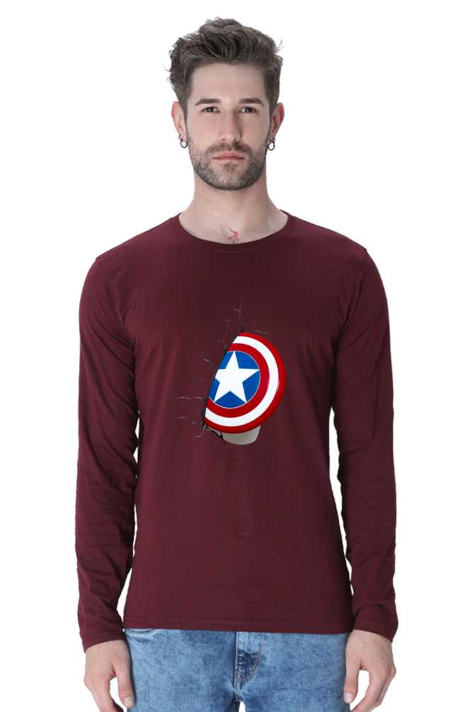 Men's Round Neck Full Sleeve_CA Shield