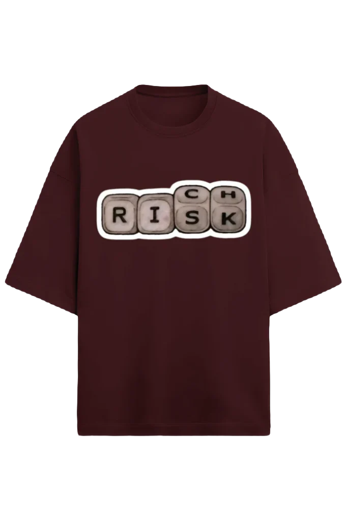 Unisex Terry Oversized T-Shirt_Risk Rich