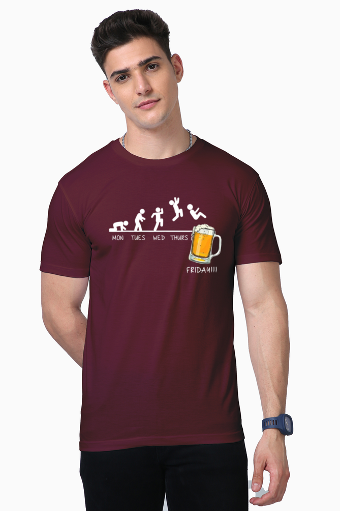 Men's Supima T-Shirts_Week Plan_Humor Collection