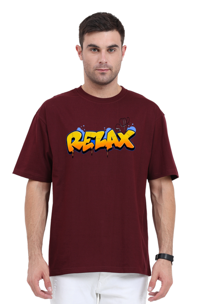 Men's Oversize Half Sleeve T-Shirt_Relax