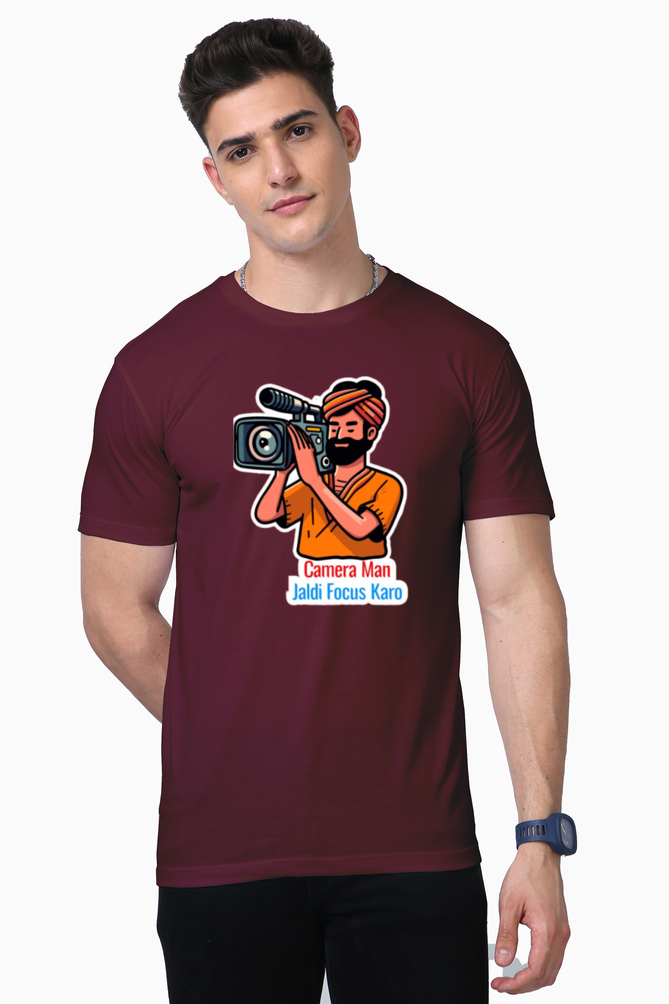 Men's Supima T-Shirts_Cameraman Meme_Viral Memes Collection