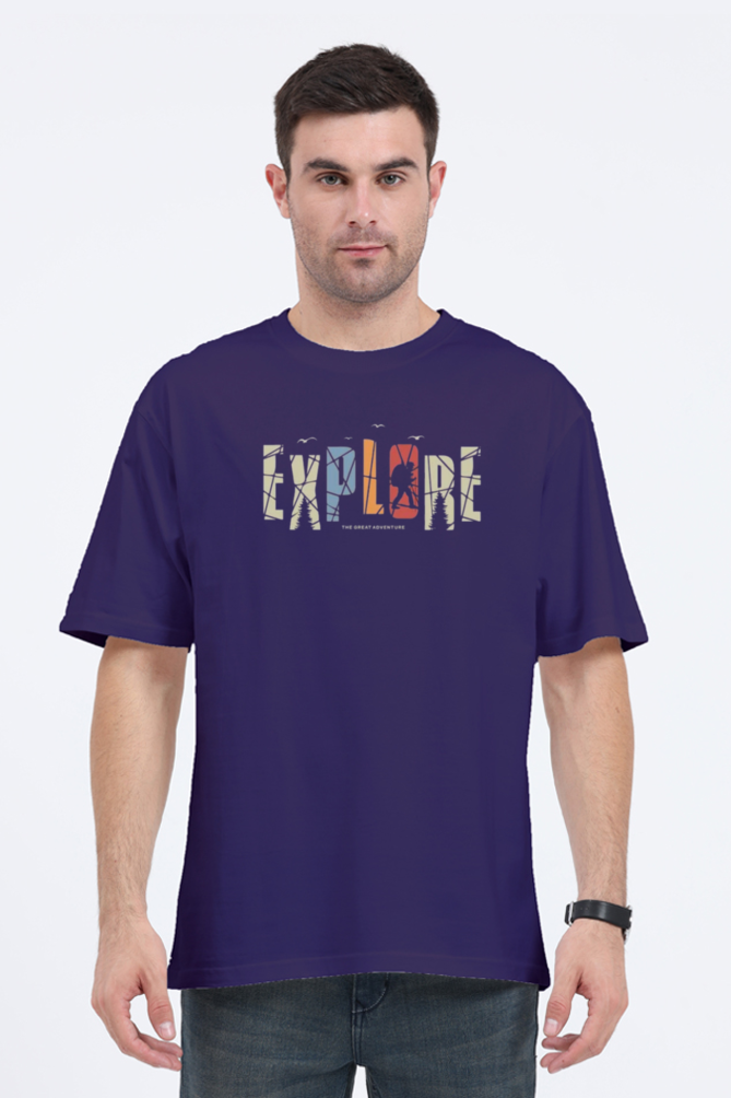 Men's Oversize Half Sleeve T-Shirt_Explore