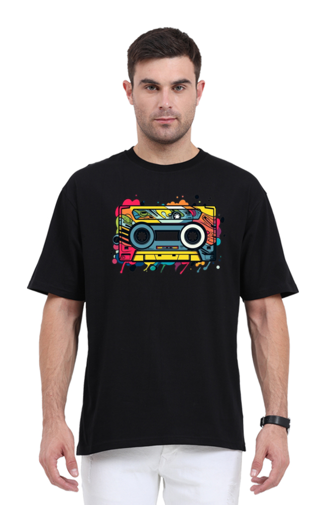 Men's Oversize Half Sleeve T-Shirt_Only Cassette