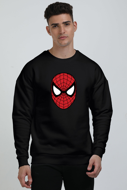 Men's Oversized Sweatshirts_Spidey Head