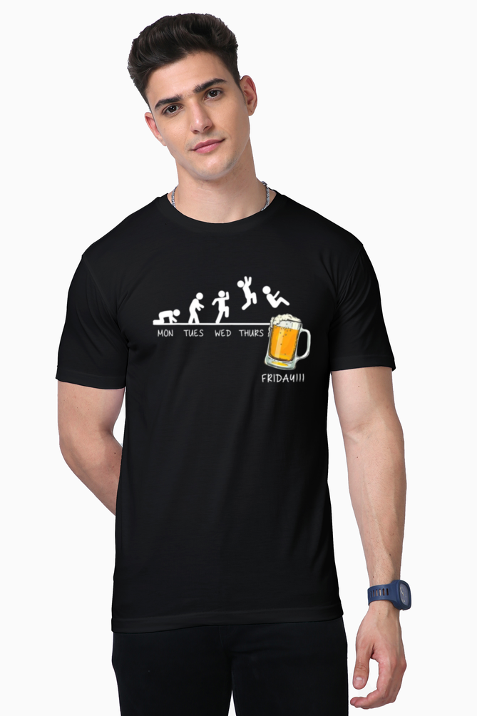 Men's Supima T-Shirts_Week Plan_Humor Collection