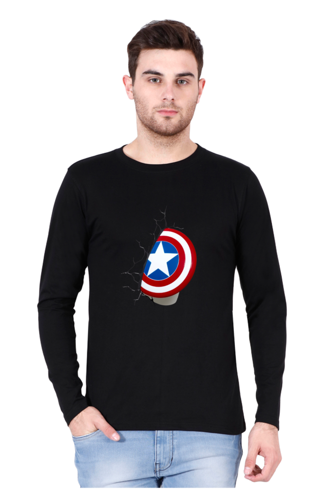 Men's Round Neck Full Sleeve_CA Shield