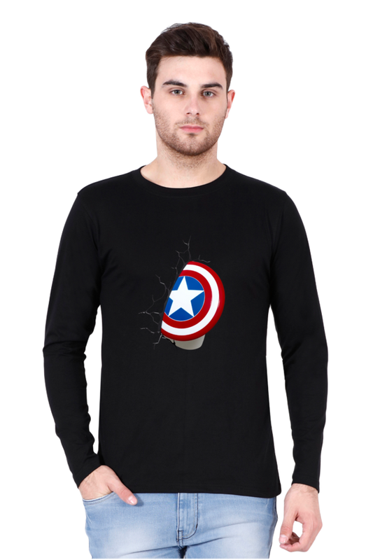 Men's Round Neck Full Sleeve_CA Shield