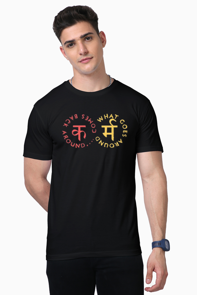 Men's Supima T-Shirts_Karma_Religious & Spiritual Collection