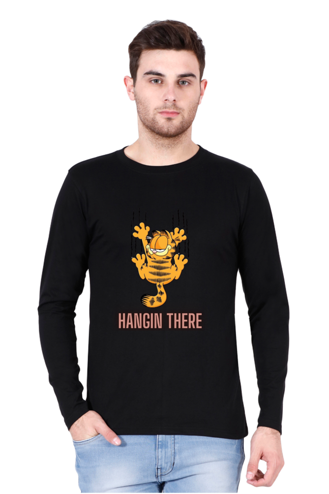 Men's Round Neck Full Sleeve_Hangin There