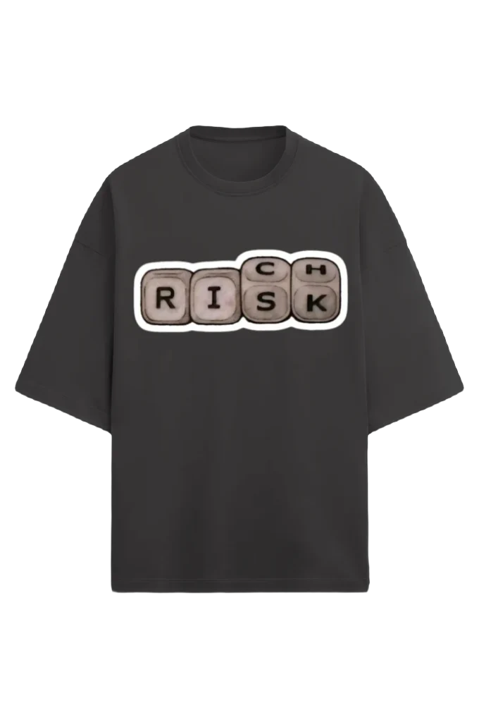 Unisex Terry Oversized T-Shirt_Risk Rich