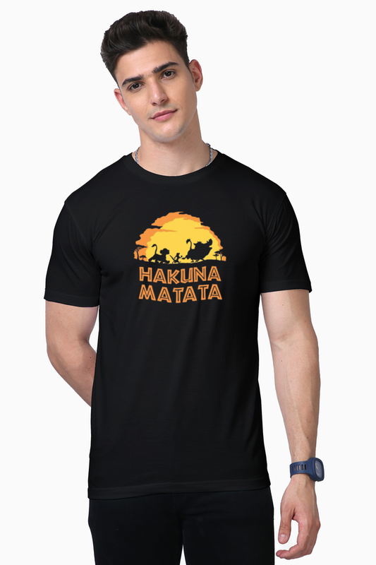 Men Supima T-Shirts_Hakuna Matata_Quotes Collection