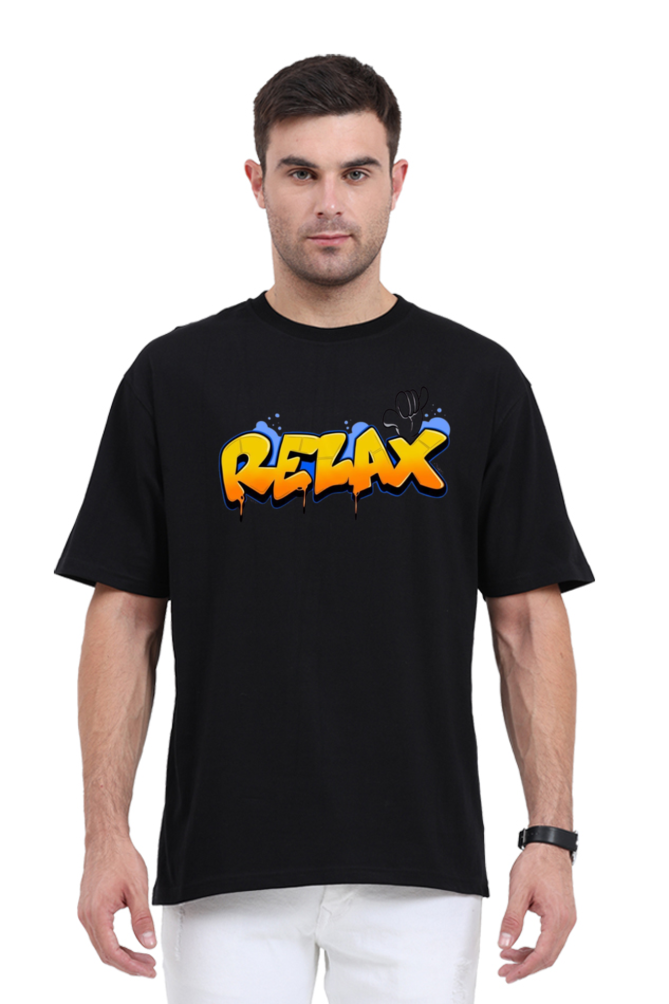 Men's Oversize Half Sleeve T-Shirt_Relax