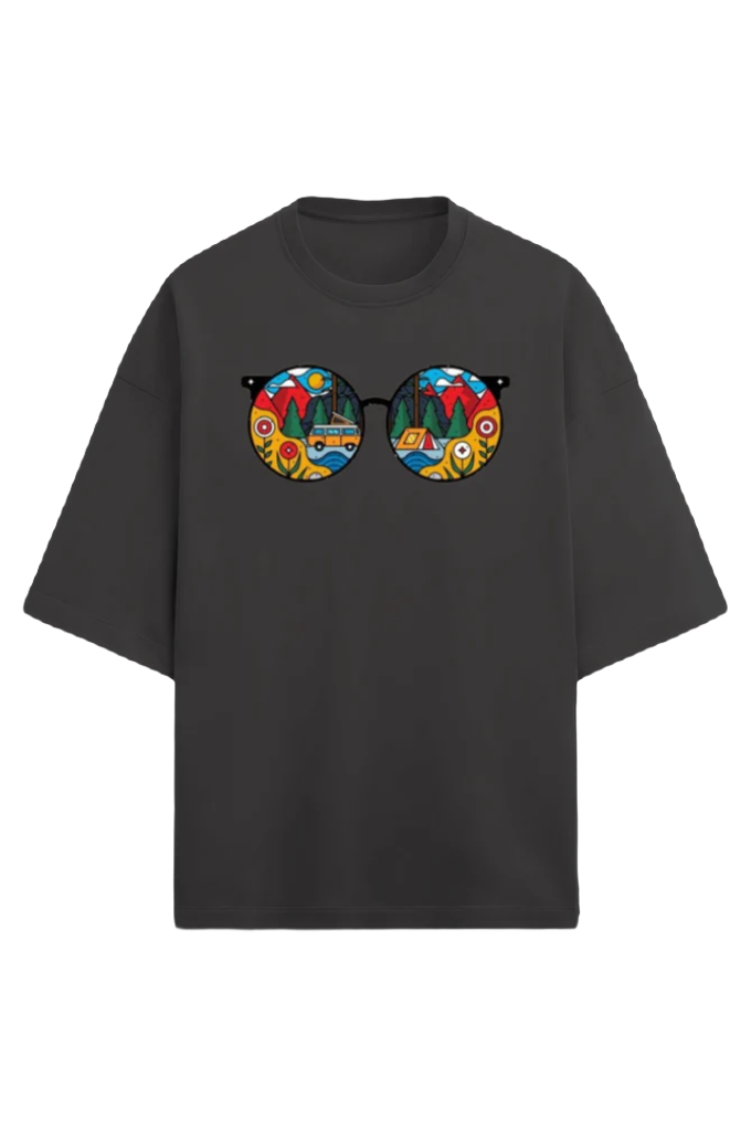 Unisex Oversize Terry T-Shirt_Eye Glasses