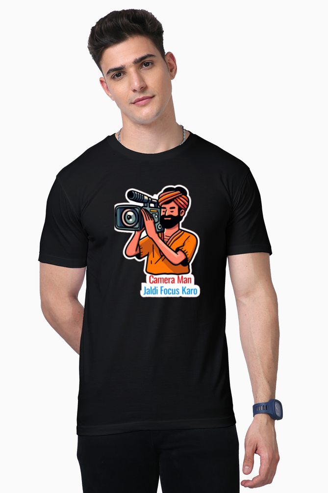 Men's Supima T-Shirts_Cameraman Meme_Viral Memes Collection