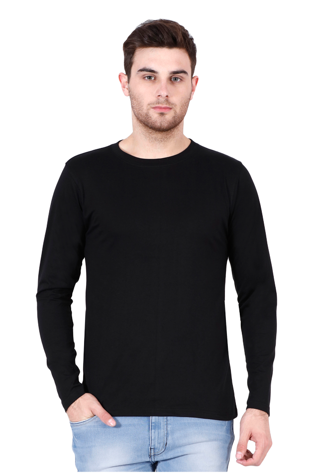 Men's Round Neck Full Sleeve_Plains