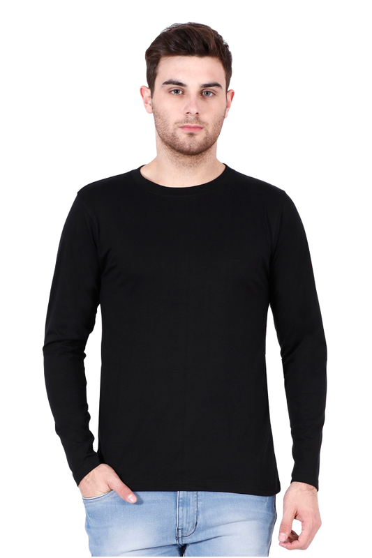 Men's Round Neck Full Sleeve_Plains