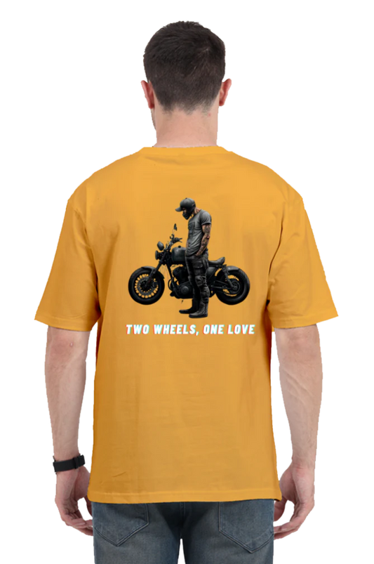 Men's Oversize Half Sleeve T-Shirt_Bike Love