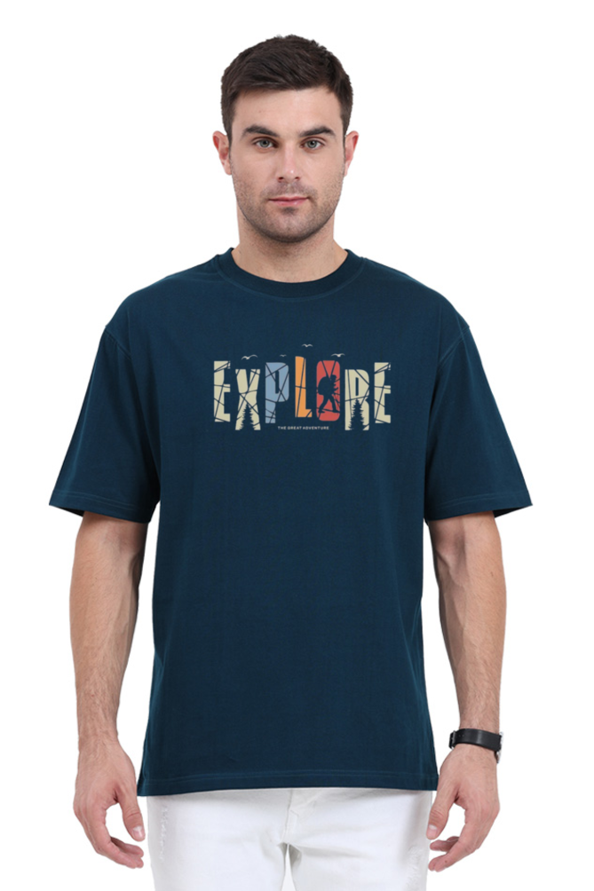 Men's Oversize Half Sleeve T-Shirt_Explore